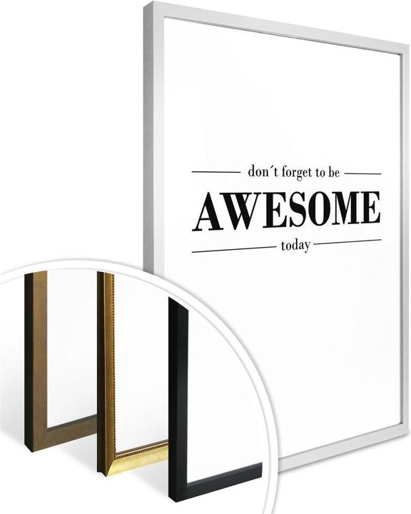 Immagine prodotto Trenddeko Non dimenticare di essere fantastico oggi (24 x 30 cm)