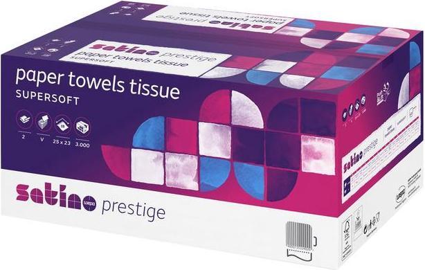 Actual product image Magni Satino by WEPA Prestige towel paper - 276640 - PT3 compatible - 3000 sheets - 2-ply - cellulose (20 x)