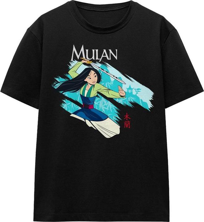 Actual product image Mulan Unisex Adult Sword In The Wind T-Shirt (XXL)