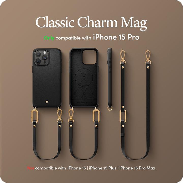 Produktbild Cyrill Classic MAG iPhone 15 Pro 6,1" charm Magsafe czarny/black ACS06773 (Apple iPhone 15 Pro)