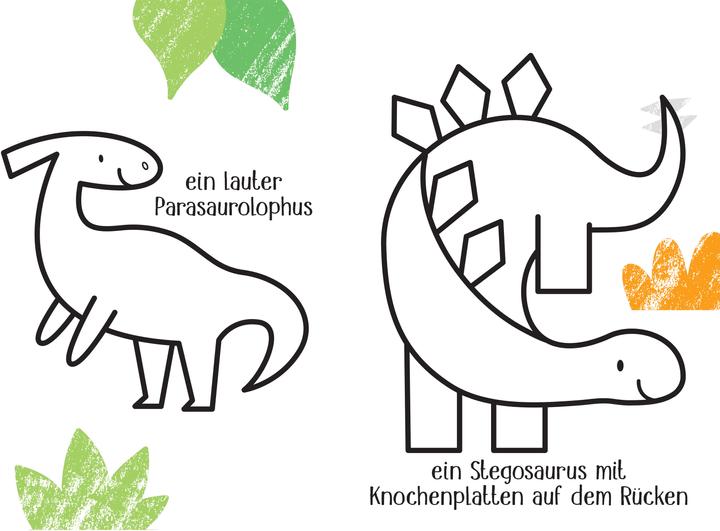 Actual product image Kleine Kreativ-Werkstatt - My very simple colouring case: Dinos, trucks, super kids