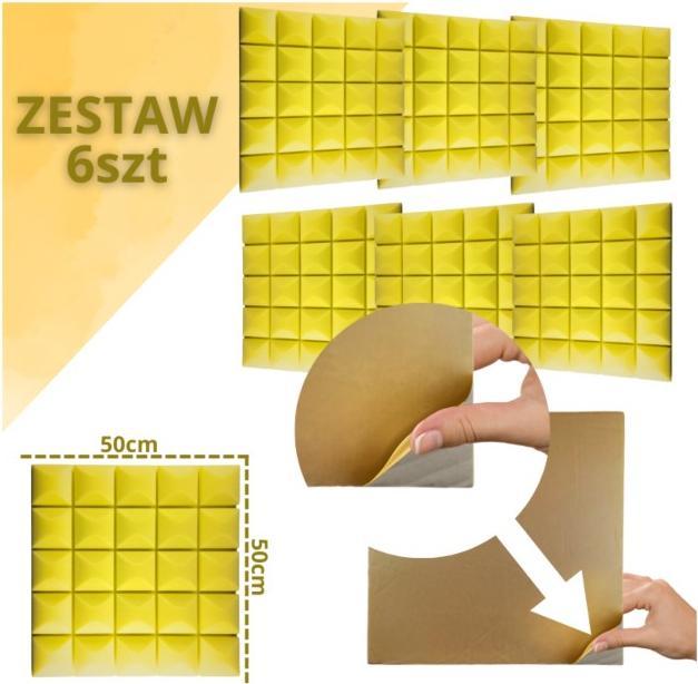 Actual product image No Name DNA AM5 YL Akustikplatte Set mit 6 Stk. Gelb SA (6 pcs.)