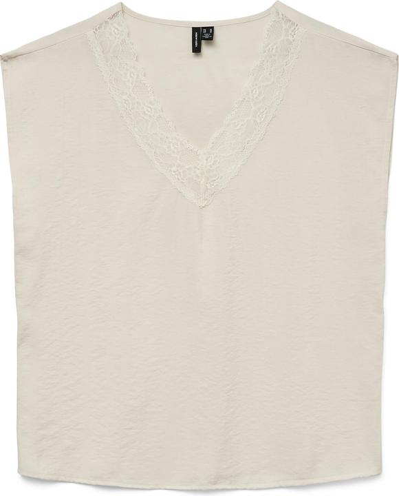 Vero Moda Vmsafa Sl V-Neck Lace Top Wvn Ga Noos