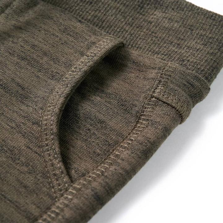 Produktbild VidaXL Kinder-Trainingshose Dunkles Khaki Melange 128,Material (128)