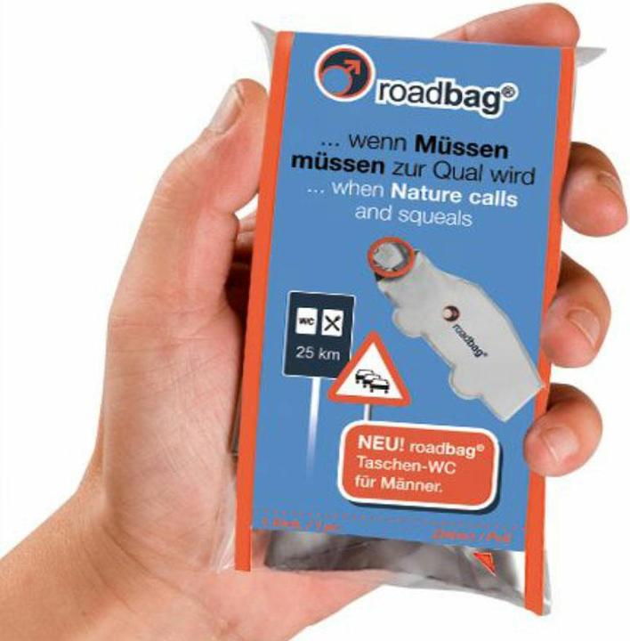 Produktbild Roadbag Taschen-WC für Männer für Einmalgebrauch 46 g leicht (Hygieneprodukt)