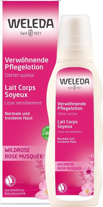Actual product image Weleda Wild Rose Pampering Care Lotion (Body cream, 200 ml)
