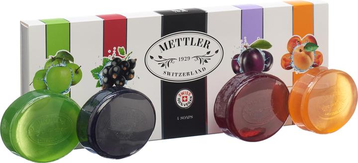 Produktbild Mettler1929 4-Fruchtseifen-Set (Hartseife)