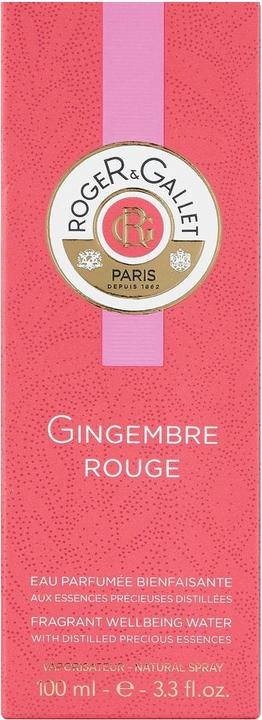 Actual product image Roger & Gallet Gingembre Rouge Fresh Fragrant Water (Body mist, 100 ml)