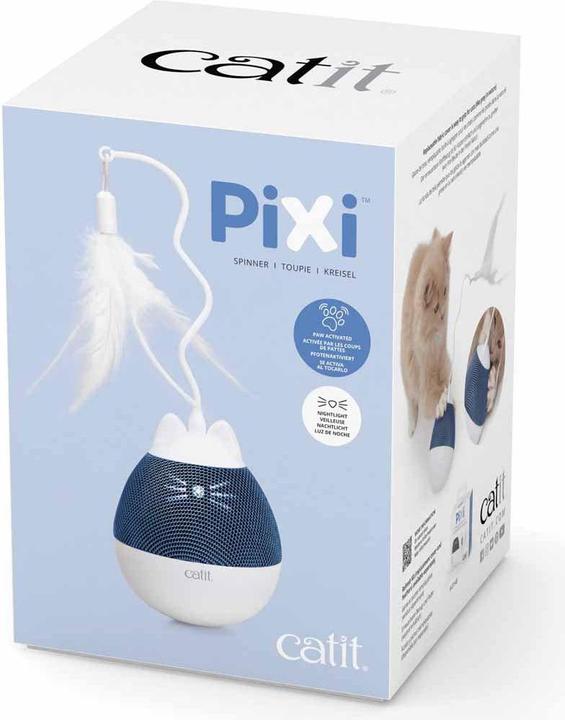 Catit Pixi Spinner White & Blue - (787.0182)