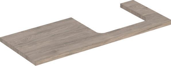 Nussbaum hickory / Melamin Holzstruktur