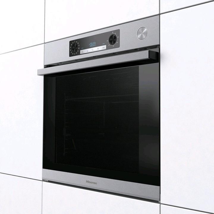 Actual product image Hisense BSA66226AX oven 77 L 3500 W A Black, Grey, Stainless steel
