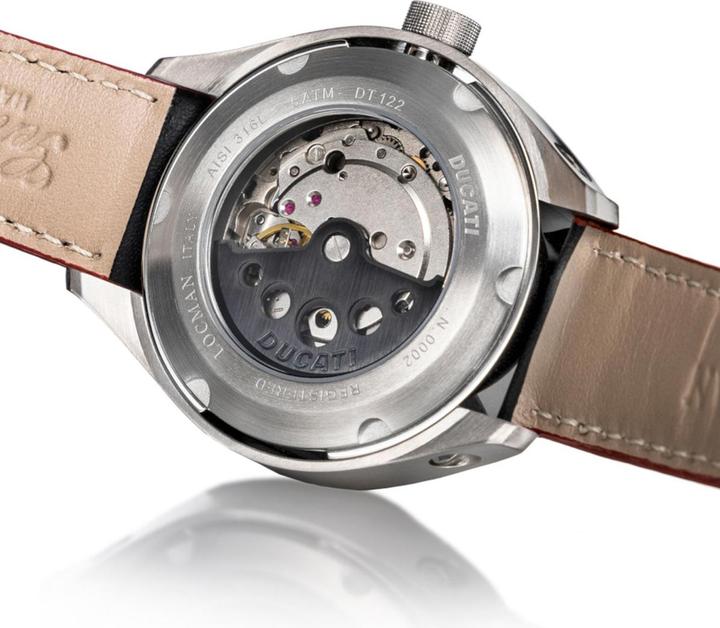 Actual product image Locman Italy Men's Watch Ducati Automatic Ref. D122A01S (Analogue wristwatch, 42 mm)