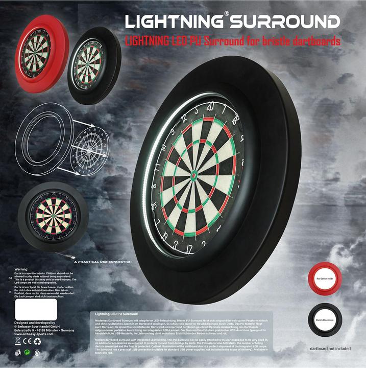Actual product image LN1 Lightning LED PU Surround