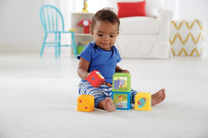 Actual product image Fisher-Price Stack & Explore Blocks