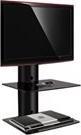 Image du produit Art STO D-50N Étagère murale double D-50N 20KG pour DVD/Receiver noir