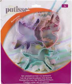 Produktbild Patisse Metall-Ausstecher - Einhörner 3tlg. (11cm)