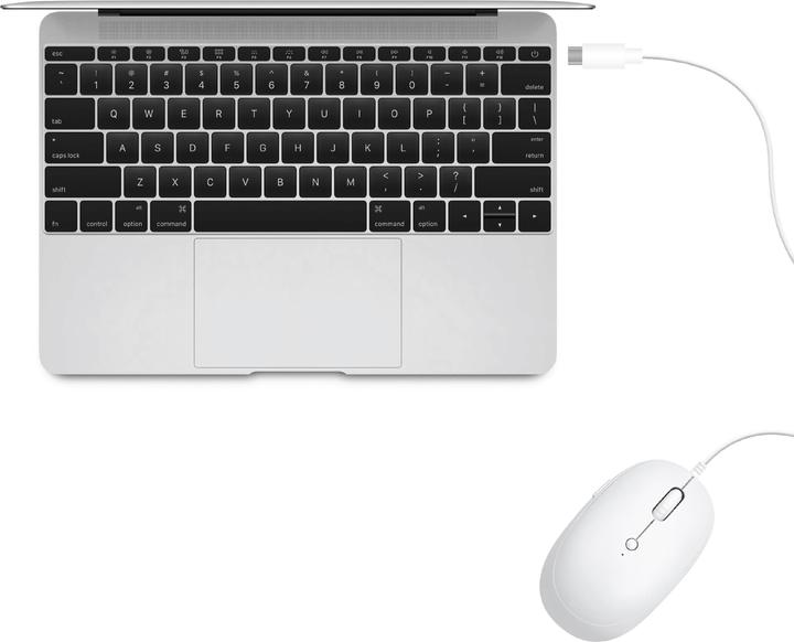 Actual product image Macally Elegant USB-C mouse (Cable)