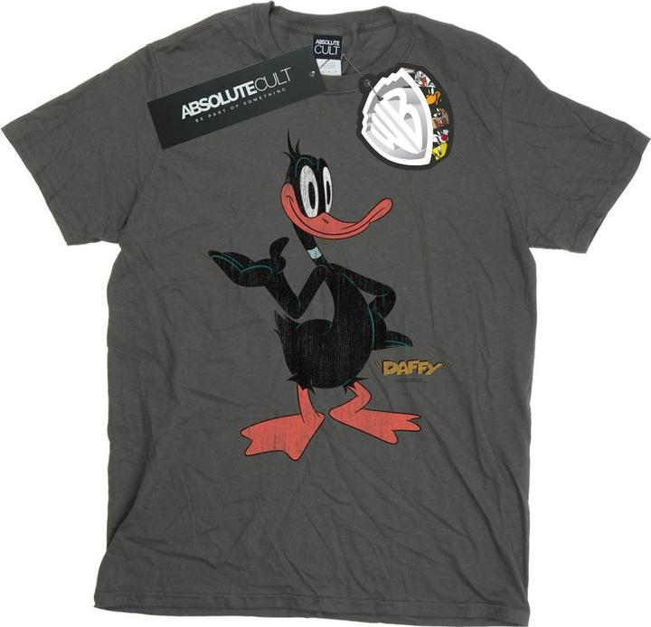 Actual product image Looney Tunes Boys Daffy Duck Distressed T-Shirt (116)
