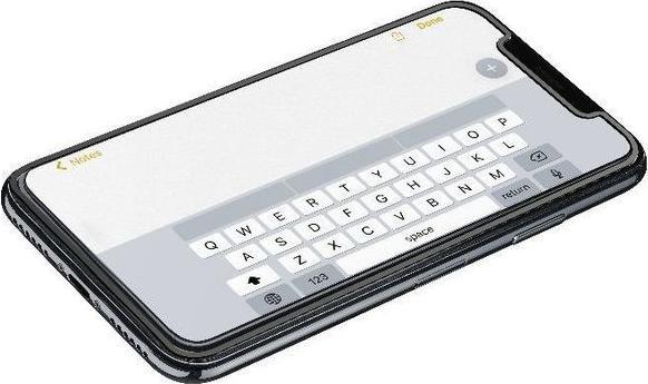 Actual product image Cellularline Second Glass Ultra (1 Piece, Apple iPhone XS Max)