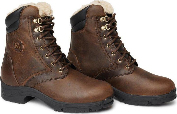 Image du produit Mountain Horse boots d'équitation fausse fourrure à lacets snowy river (37)