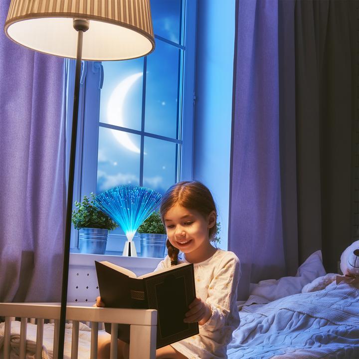 Image du produit Relaxdays Lampe en fibre de verre avec changement de couleur