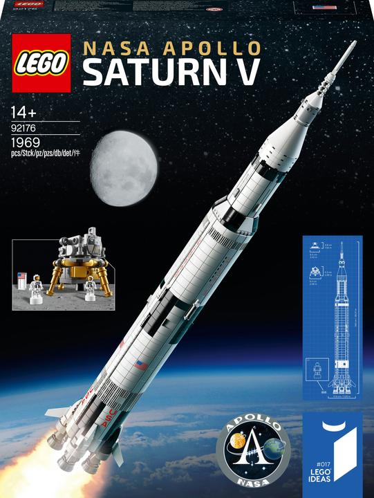 Immagine prodotto LEGO Saturno V Apollo della NASA (92176, LEGO Ideas, Set LEGO rari)