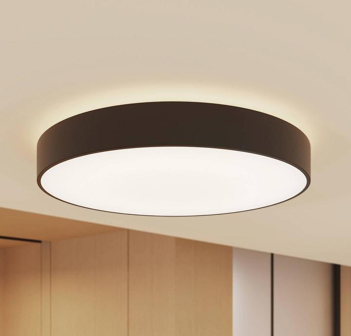 Actual product image Arcchio Vanida LED ceiling lamp, black, 60 cm (10978 lm)