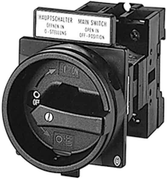 Produktbild Eaton Main switch, 3-pole + N, 25 A, flush mou