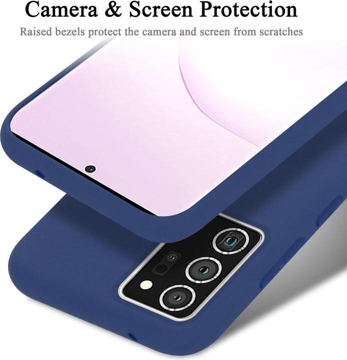 Immagine prodotto Cadorabo Copertura della cassa del silicone liquido TPU (Samsung Galaxy Note 20+)