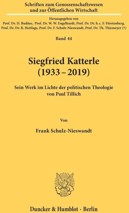 Produktbild Frank Schulz-Nieswandt (Deutsch, Frank Schulz-Nieswandt, 2020)