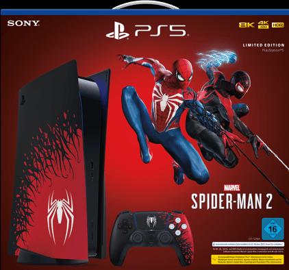 Produktbild Sony Playstation 5 Marvel's Spider-Man Limted Edition inkl. Spiderman 2 DLC