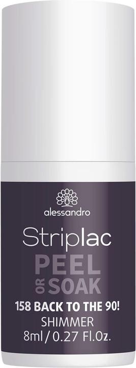 Actual product image Alessandro Striplac Peel or Soak - Back to the 90s! (Purple, Grey, Peelable nail polish)