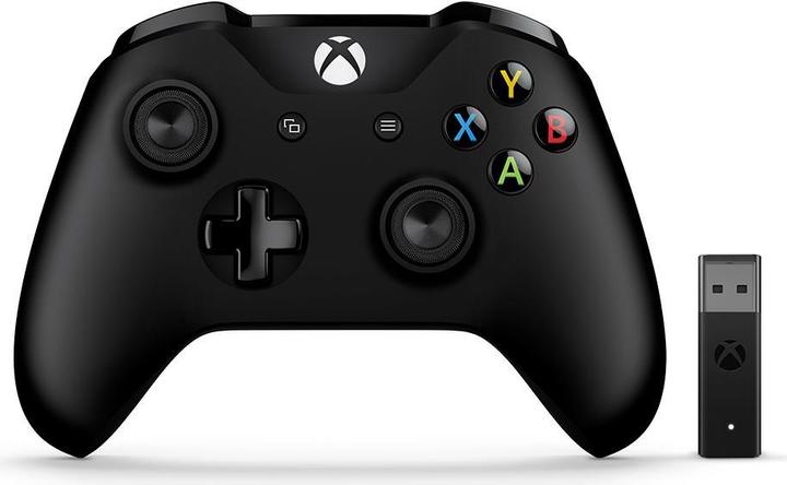 Actual product image Microsoft Xbox Controller + Wireless Adapter (Xbox Series X, Xbox One S, Xbox Series S, PC, Xbox One X)