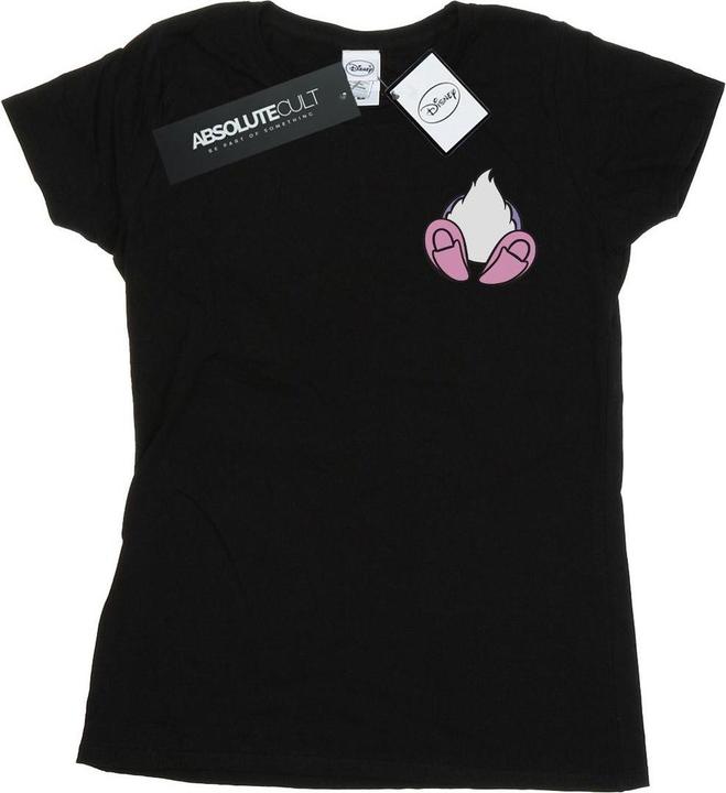 Actual product image Disney Womens/Ladies Daisy Duck Backside Breast Print Cotton T-Shirt (M)