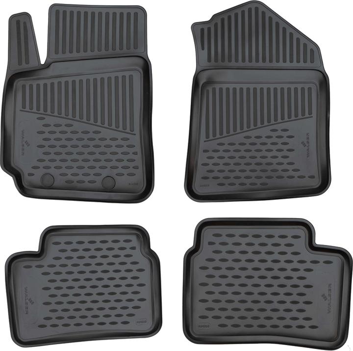 Image du produit Walser Tapis en caoutchouc XTR pour Hyundai i10 (BA, IA) 08/2013- Aujourd'hui (2 tapis avant + 2 tapis arrière)