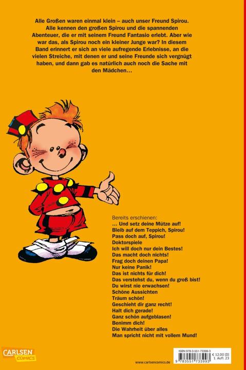 Image du produit Der kleine Spirou 19: Man spricht nicht mit vollem Mund!! (Allemand, Tome, Janry, 2023)