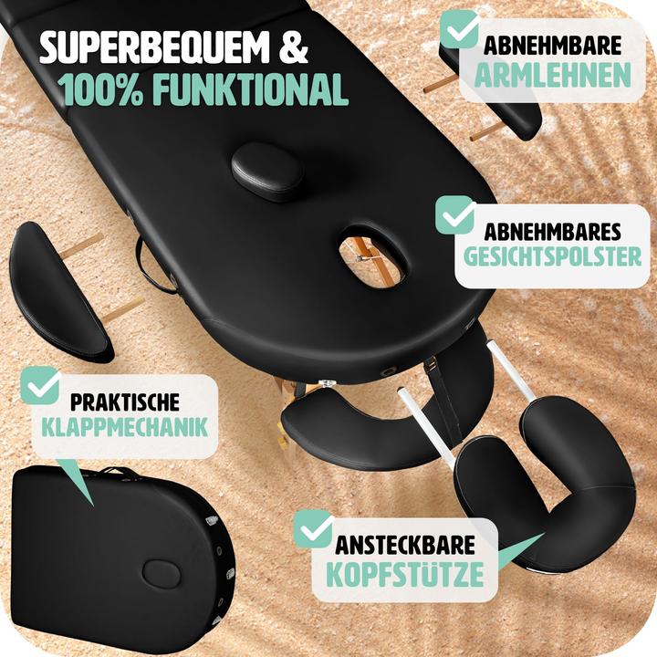 Produktbild tectake Massageliege oval