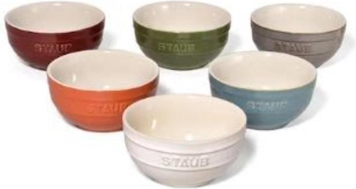 Actual product image Staub Rainbow bowl set 6-piece, 12cm (6 x)