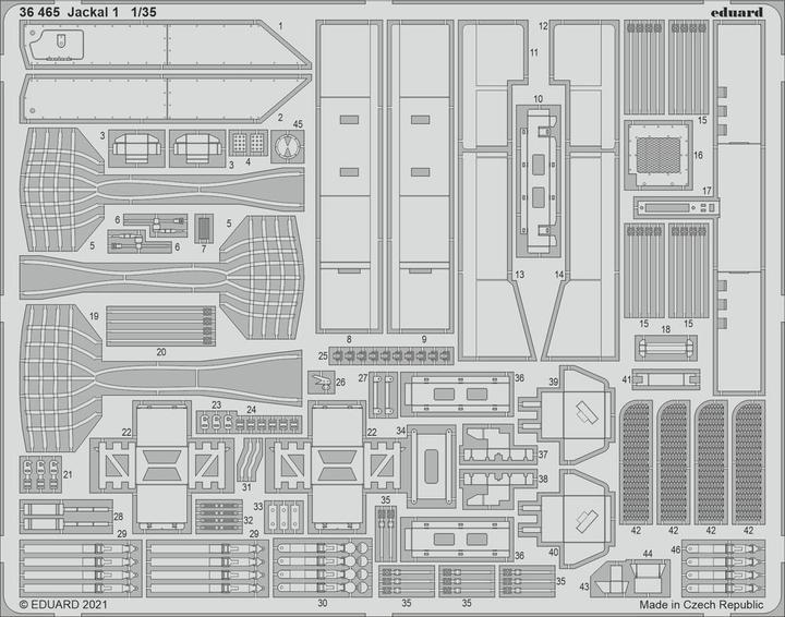 Produktbild Eduard Jackal 1 1/35 for HOBBY BOSS