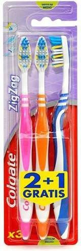 Colgate Cepillo D Zig Zag 2 1 (Mittel, 3 x)