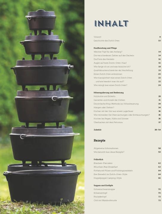 Produktbild Das grosse Dutch Oven Buch (Deutsch, Carsten Bothe, 2016)