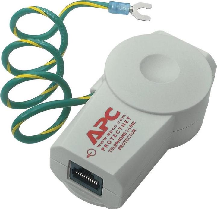 Actual product image APC ProtectNet standalone surge protector for analog/DSL phone lines (2 lines, 4 wires)