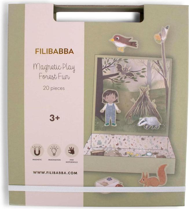 Actual product image Filibabba Magnetic play - Forest fun