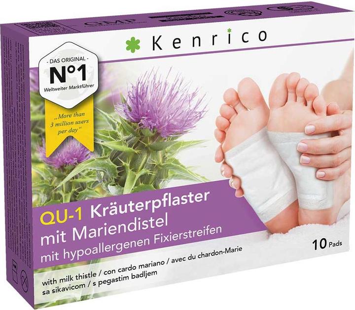 Actual product image Kenrico Herbal plaster with milk thistle plant (10 x)