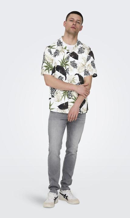 Produktbild Only & Sons Normal geschnitten Resort Kragen Hemd Hemd (XL)