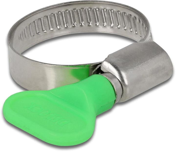 Delock Schlauchschelle mit Flügelmutter 22