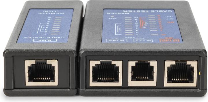 Produktbild Digitus Kabeltester, Netzwerk, RJ45, Einseitiger Tester Hauptgerät, Remote, PoE Tester, mit Schutzkoffer