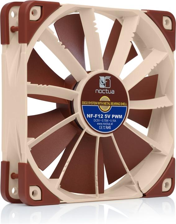 Actual product image Noctua NF-F12 5V PWM (120 mm, 1 x)