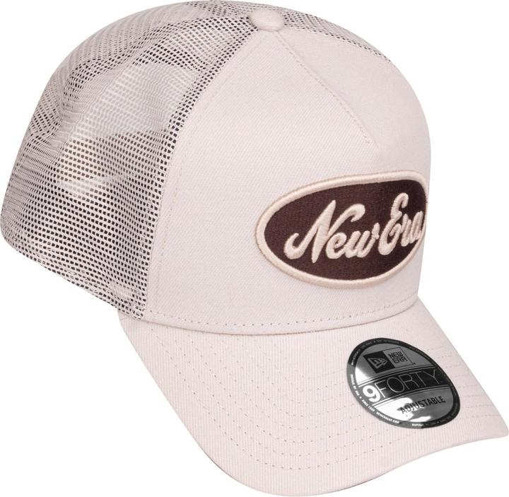 Immagine prodotto New Era Cappello Trucker A-Frame - Patch del marchio Stone Beige (Taglia unica)
