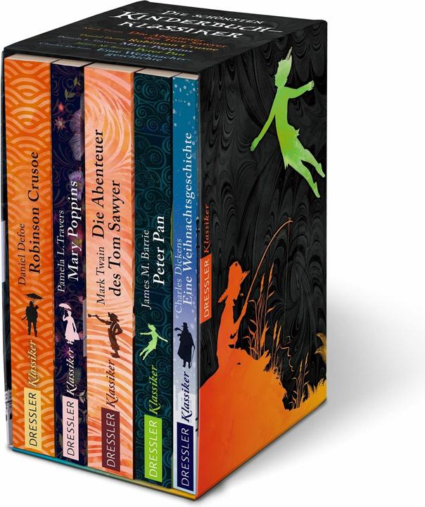 Immagine prodotto Die schönsten Kinderbuchklassiker (Tedesco, Daniel Defoe, Curt Noch, Charles Dickens, Horst Limke, Cornelia Haas, 2022)